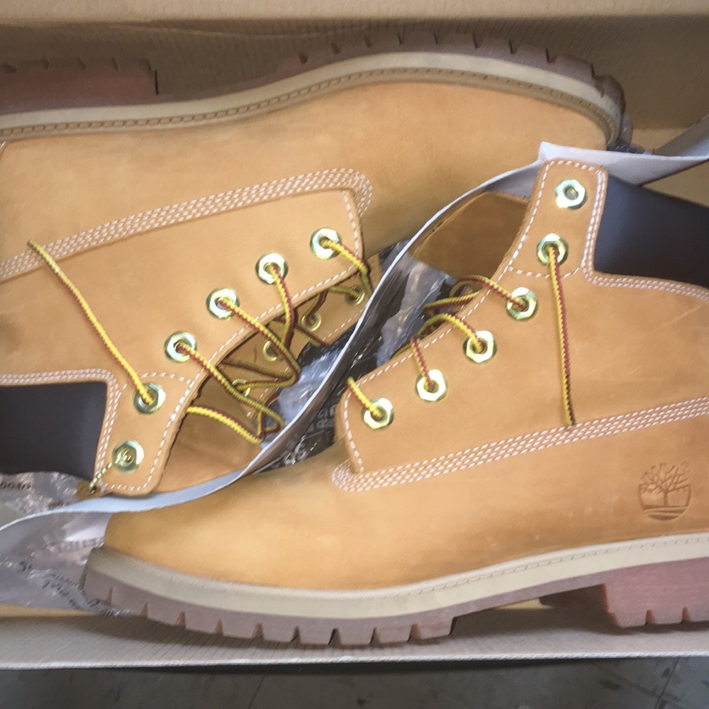 Timberland wheat Nubuck construction boots